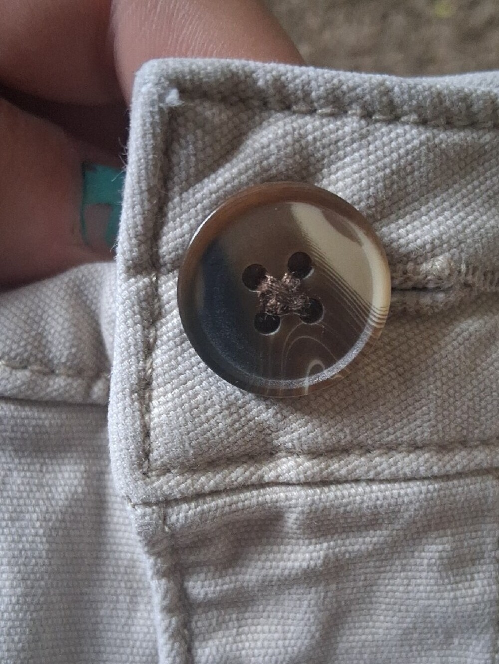 Old Navy Beige Wide Leg Pants - Picture 3 of 5